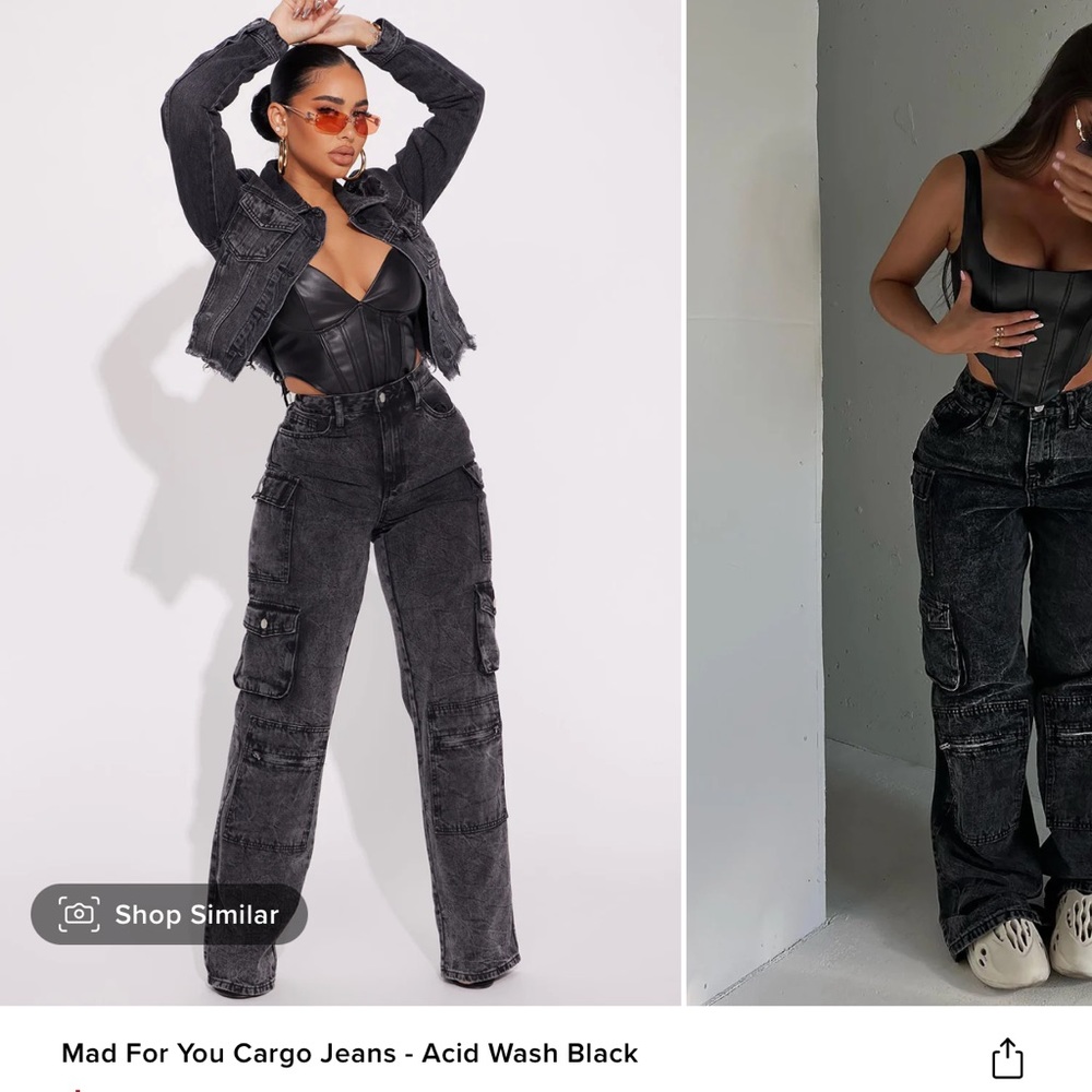 Mad for you cargo jeans from Fashion nova